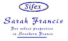 Sarah Francis for select properties in France